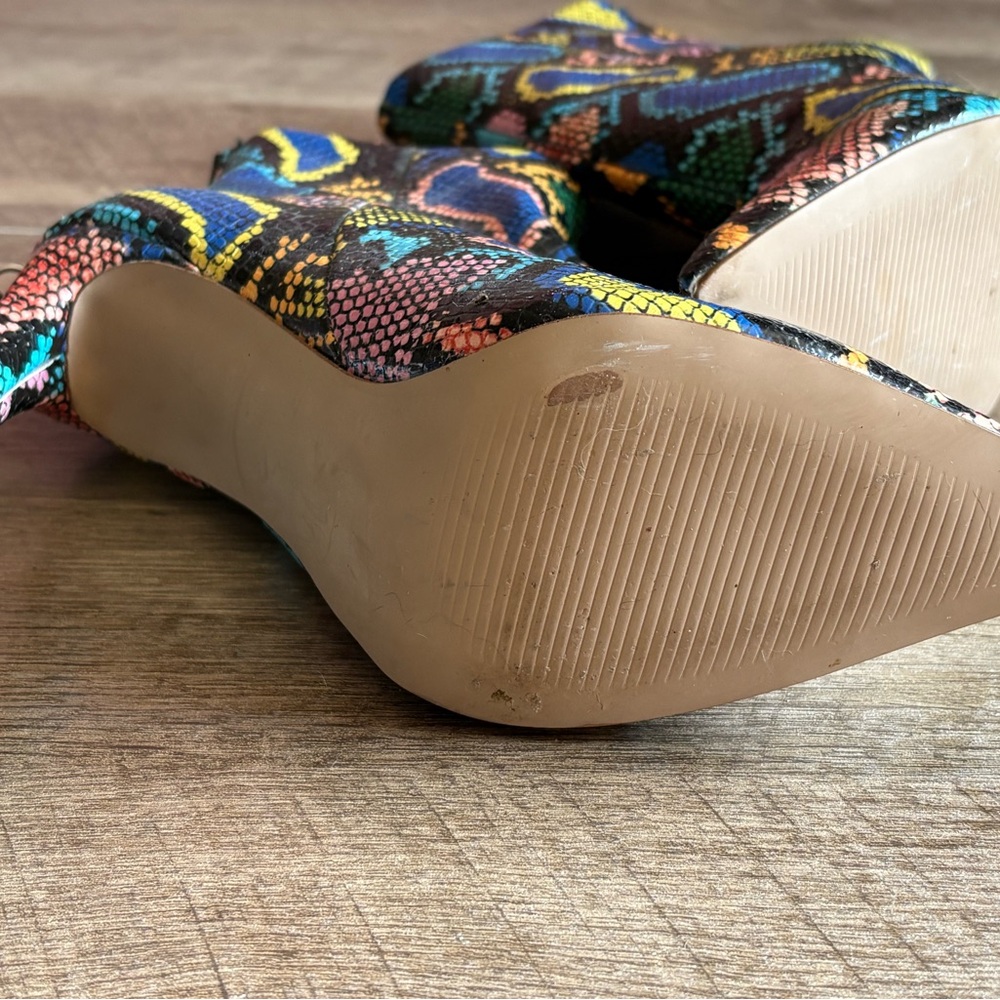 Steve Madden Multicolor Patterned Heeled Boots - image 3